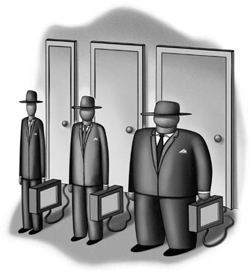 On the job illustration